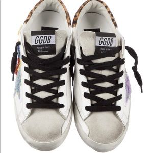 Size 6 Golden Goose sneakers LOVE graphic